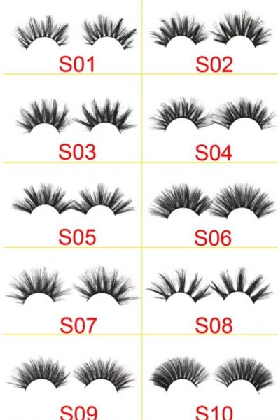 25 mm lashes different 10 different styles picture