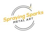 Spraying Sparks Metal Art