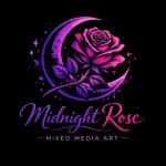 Midnight Rose Mixed Media