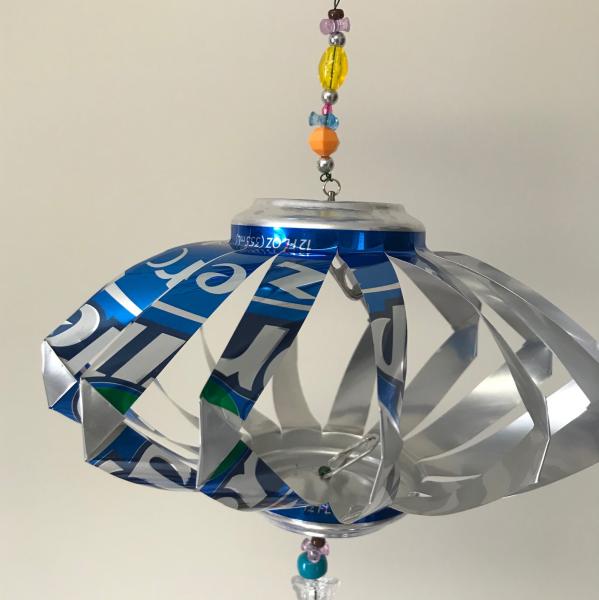 Soda pop wind spinner - Blue Sprite Zero picture