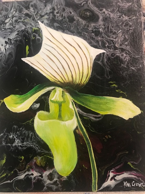 "Green Orchid" by Kim Crowe