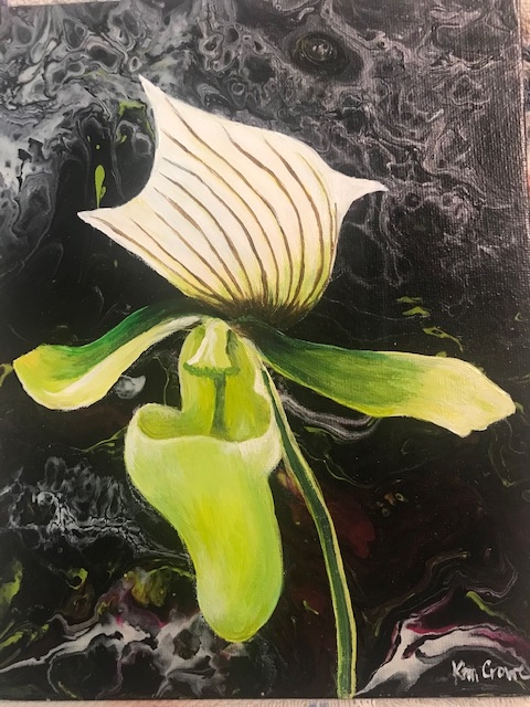 "Green Orchid" by Kim Crowe picture