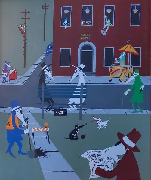 "Spy vs Spy" by John Saude