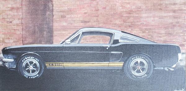 "GT 350 H 19 Black Mustang" by Chris Hale