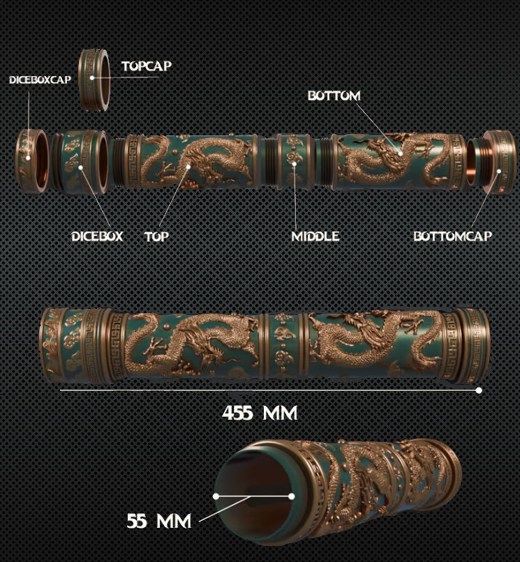 Epic Themed Playmat Storage Tubes - Viking picture