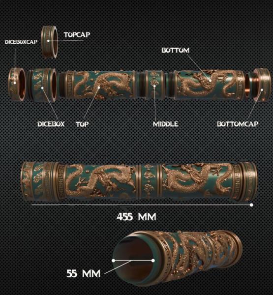 Epic Themed Playmat Storage Tubes - Aztec