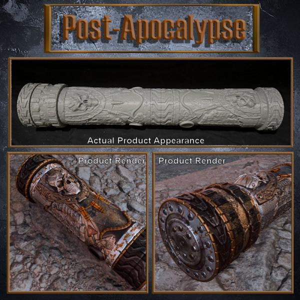 Epic Themed Playmat Storage Tubes - Post Apocalypse