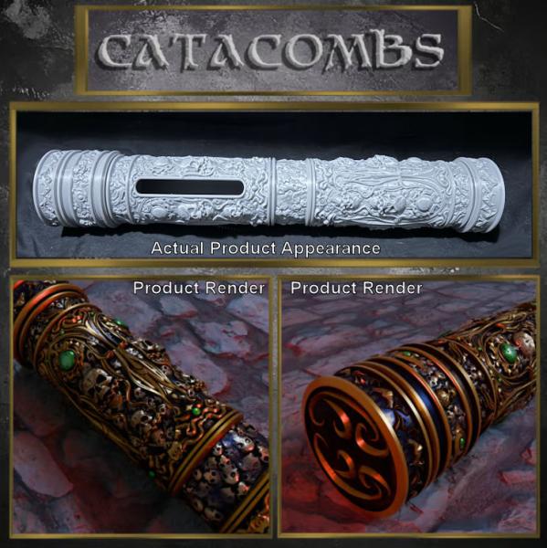 Epic Themed Playmat Storage Tubes - Catacombs