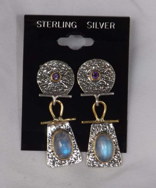 Amethyst & Moonstone Earrings picture