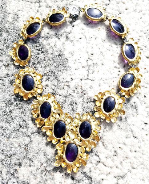 Amethyst Sculptural Necklace picture