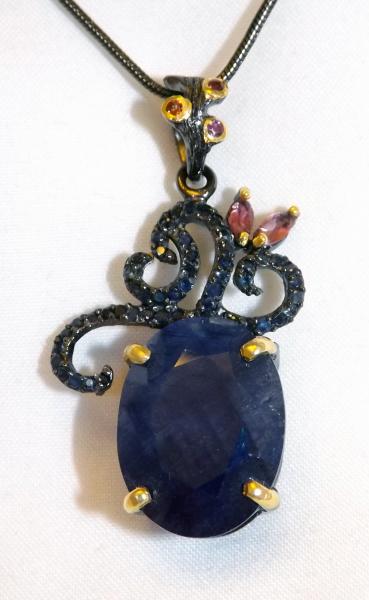 Sapphire Sculptural Pendant picture