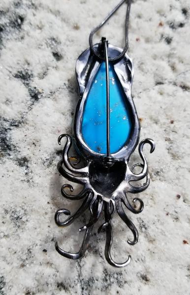 Turquoise Squid pendant/broach picture