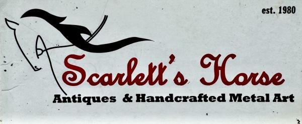 Scarlett's Horse Metal Art