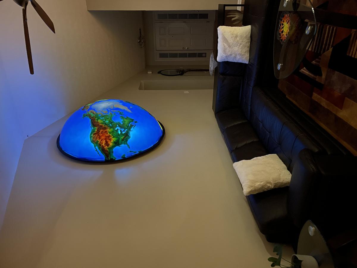 Globe as a wall decor picture