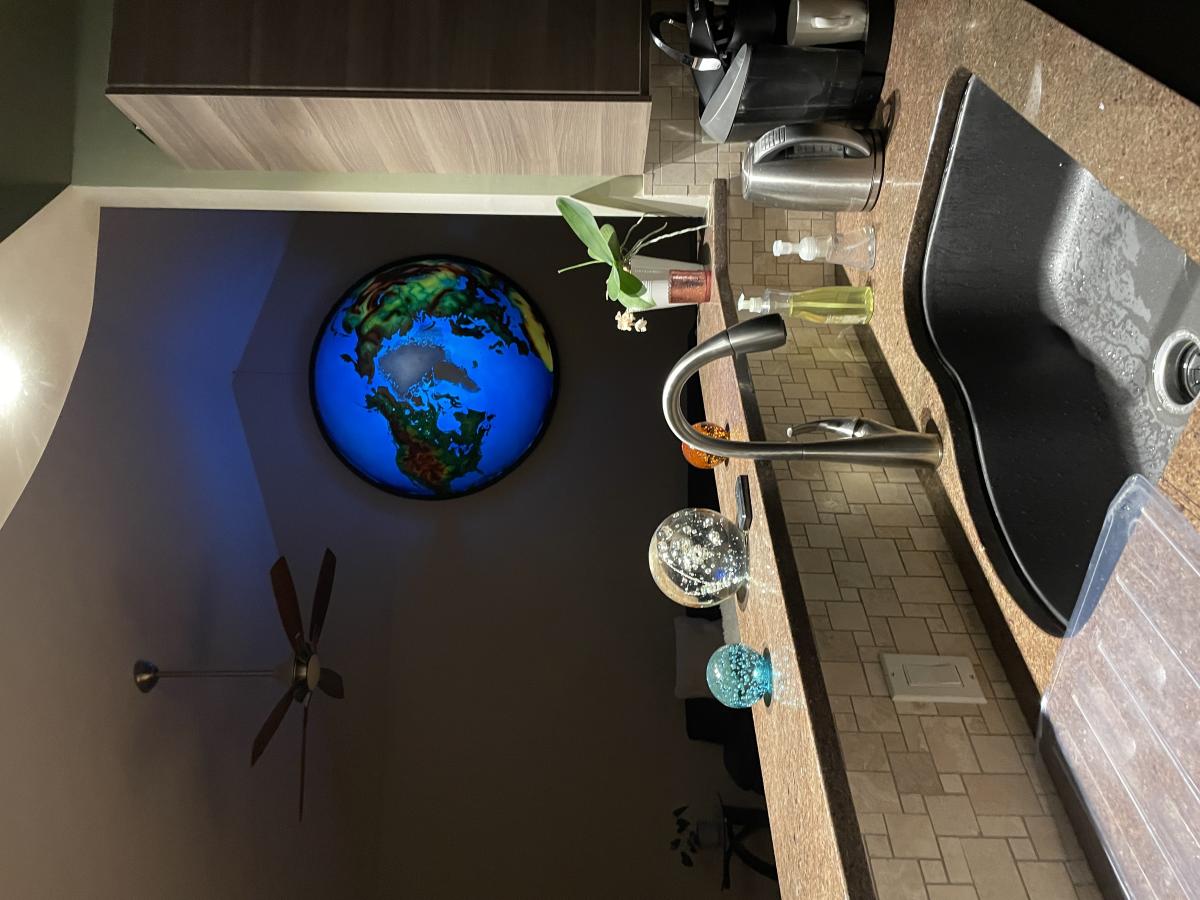 Globe as a wall decor picture