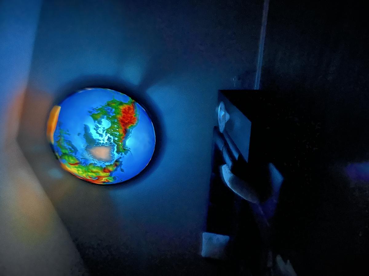 Globe as a wall decor picture