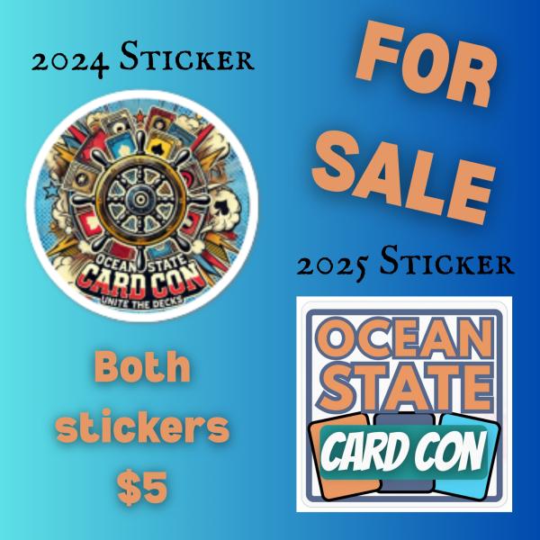 2 (two) OSCC Die Cit Stickers