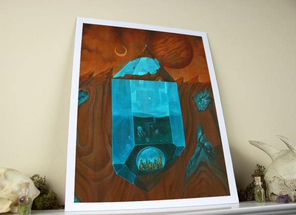 Agartha 11 x 14 Fine Art Giclee Print picture