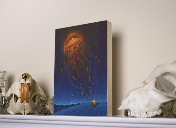 Desert Jelly 5 x 7 Fine Art Giclee Print on Wood picture