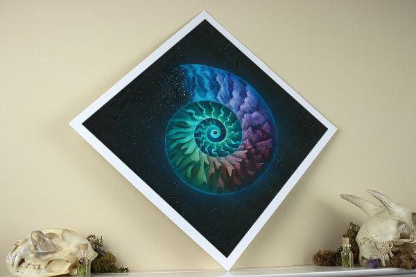 Golden Spiral II 12 x 12 Fine Art Giclee Print picture