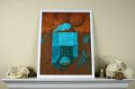 Agartha 11 x 14 Fine Art Giclee Print