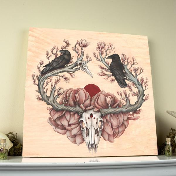 Samsara 12 x 12 Fine Art Giclee Print on Wood picture