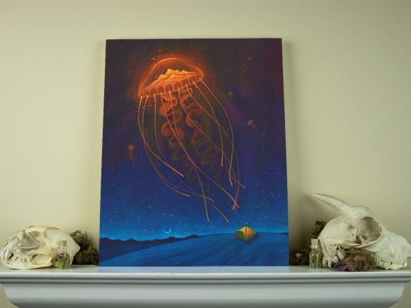 Desert Jelly 11 x 14 Fine Art Giclee Print on Wood picture