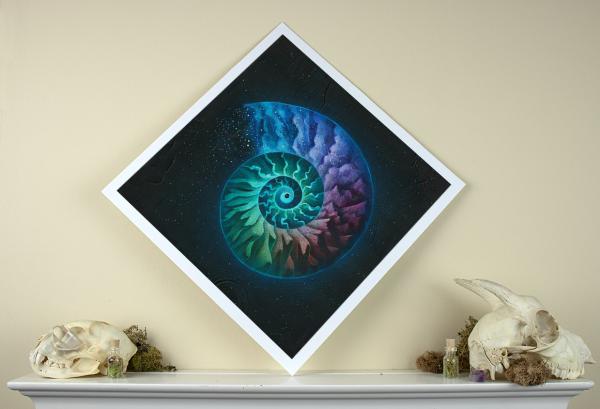 Golden Spiral II 12 x 12 Fine Art Giclee Print picture