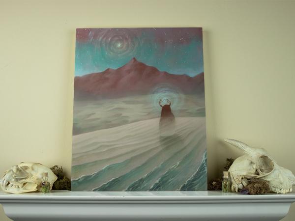 Distant Memory of Tranquility  11 x 14 Fine Art Giclee Print on Wood picture