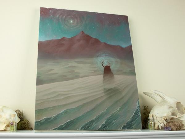 Distant Memory of Tranquility  11 x 14 Fine Art Giclee Print on Wood picture