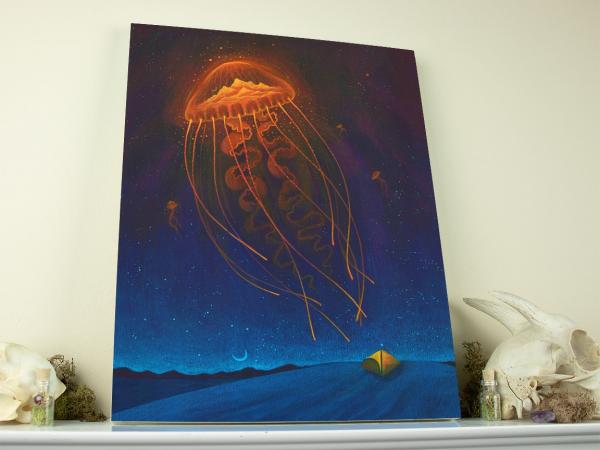 Desert Jelly 11 x 14 Fine Art Giclee Print on Wood picture