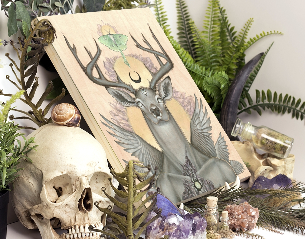 False Dichotomy 11 x 14 Fine Art Giclee Print on Wood picture