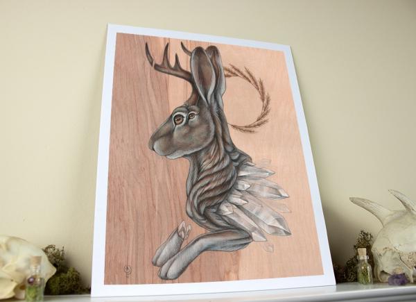 Jackalope Geode 11 x 14 Fine Art Giclee Print picture