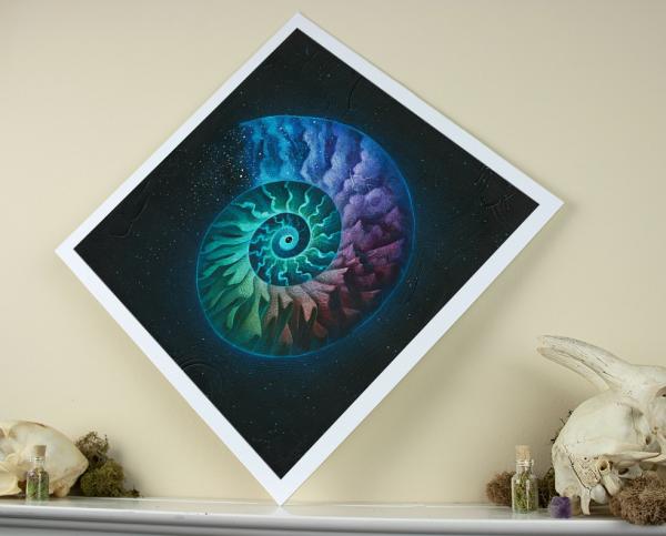 Golden Spiral II 12 x 12 Fine Art Giclee Print picture