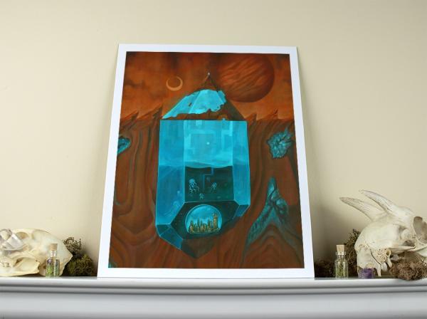 Agartha 11 x 14 Fine Art Giclee Print picture