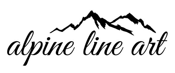 Alpine Line Art