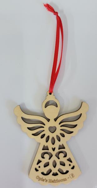 Laser Cut Angel Christmas Ornament picture