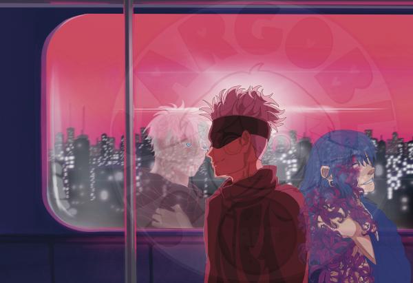 Bullet Train at Sunset