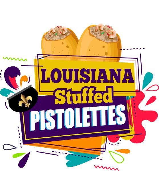 Louisiana Stuffed Pistolettes