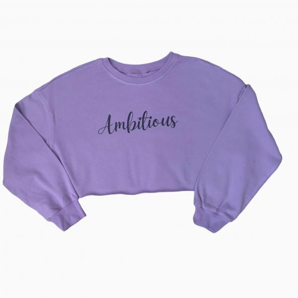 Ambitious Cropped Sweatshirt