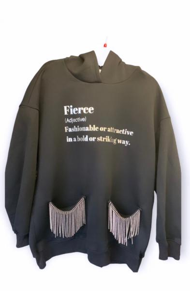 Fierce Pocket Bling Hoodie picture