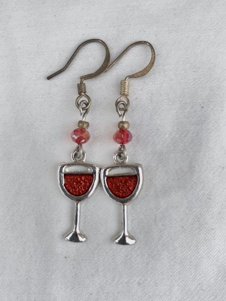 Wine glass Earrings picture