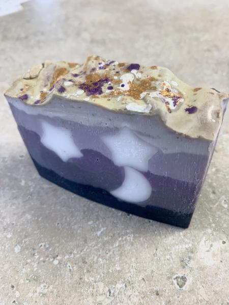 Night Sky Handmade Soap. Pacific Trail Fragrance . Smells very fresh and clean. Soap Lathers well and is gentle for sensitive skin individuals.