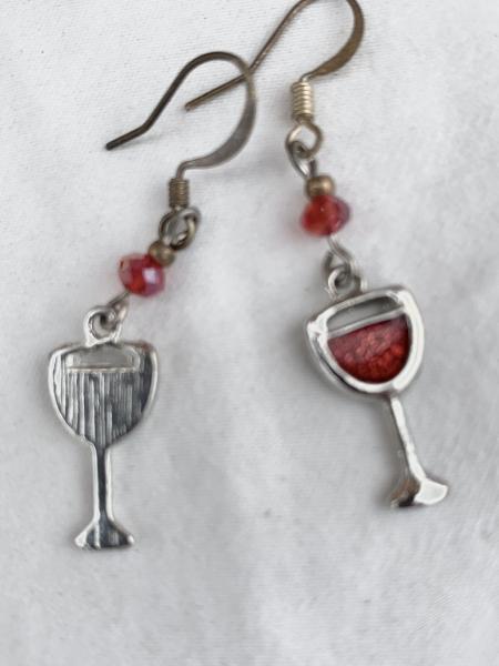 Wine glass Earrings picture