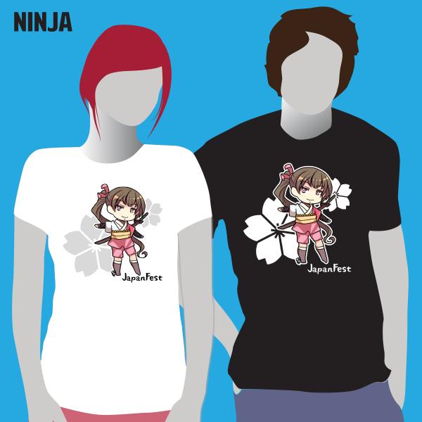 Ninja T-shirt // Black or White ($10)