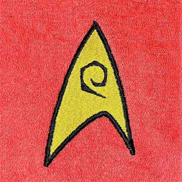 Star Trek Red/Engineering Inspired Hand/Kitchen/Tea Towel