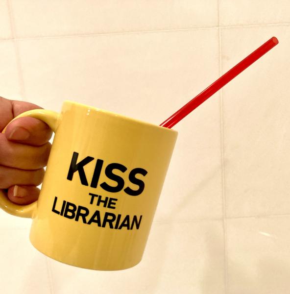 Kiss the Librarian Mug picture