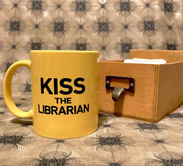 Kiss the Librarian Mug picture