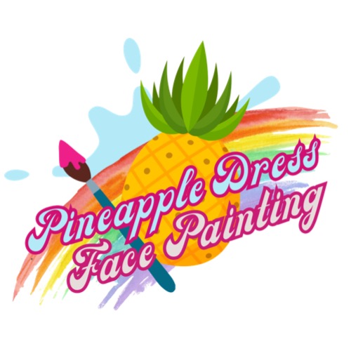 Pineapple Dress Face Painting