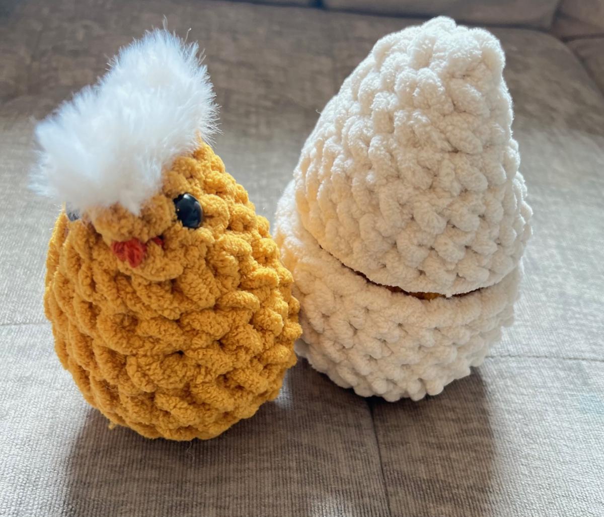 Hatching Chick Plushie | Adorable Easter & Farmhouse Decor picture